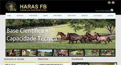 Desktop Screenshot of harasfb.com.br