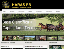 Tablet Screenshot of harasfb.com.br